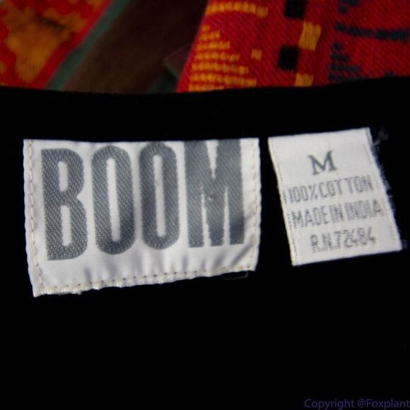 Boom women's 100% cotton multicolor‎ vest, size M - Picture 11 of 16